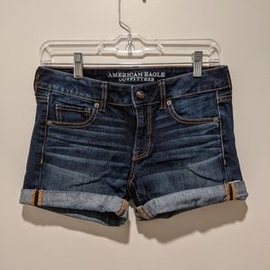 American Eagle denim midi shorts
